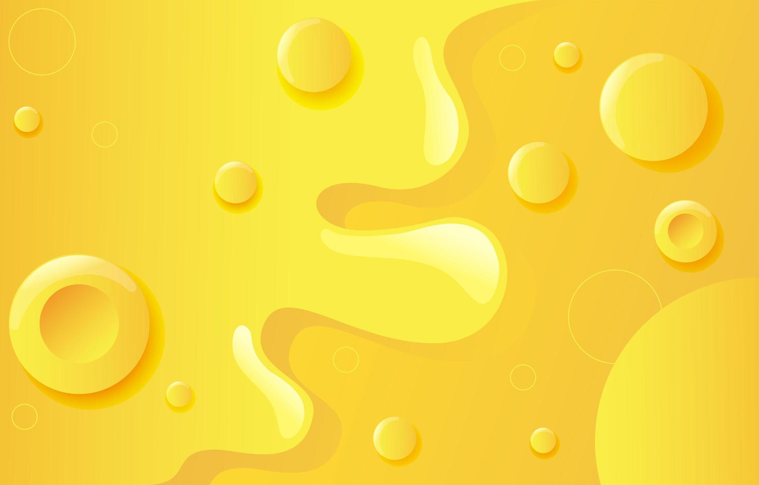 Fluid Yellow Background vector