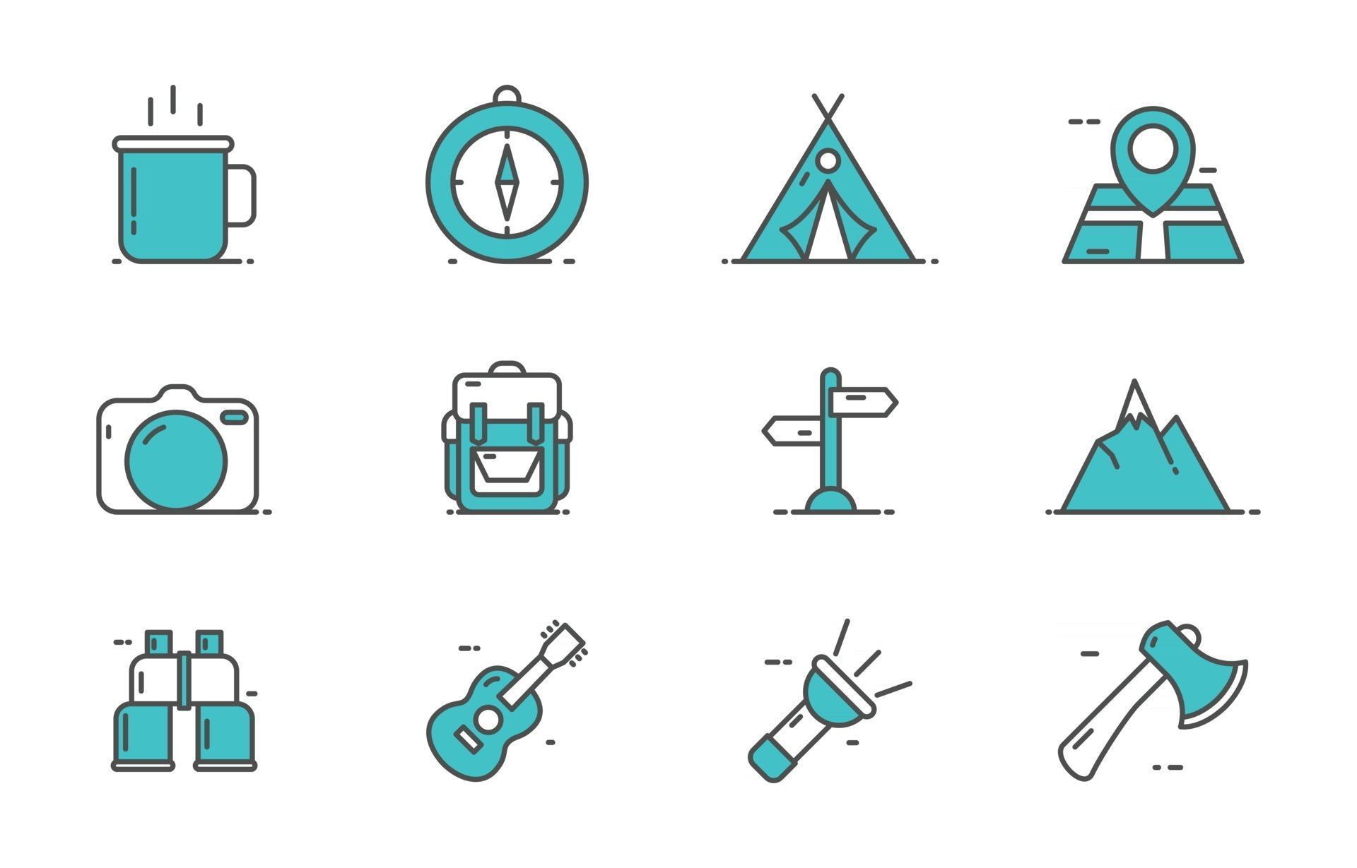 Summer Camp Icon 2530904 Vector Art at Vecteezy