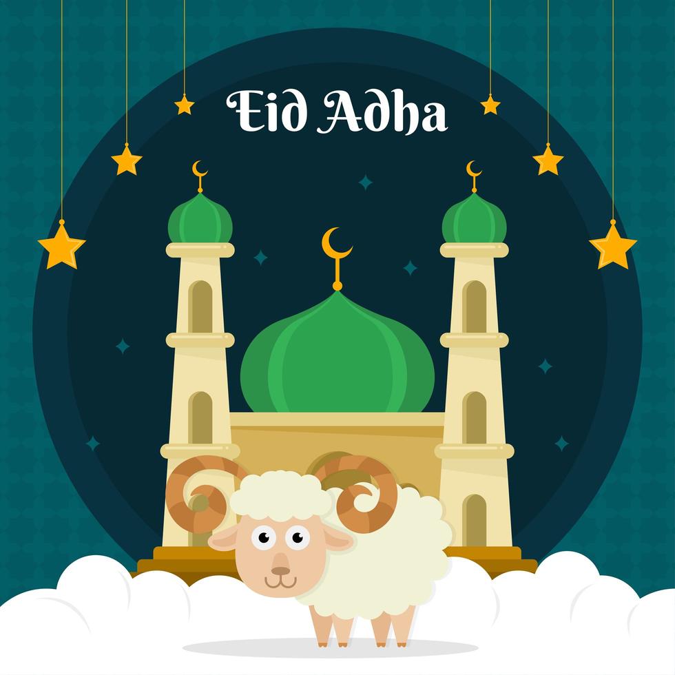 Eid Al Adha Background vector