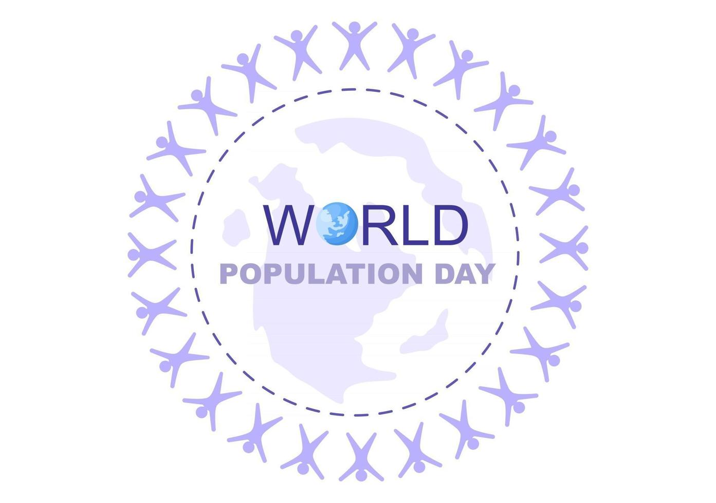 World Population Day Illustration vector