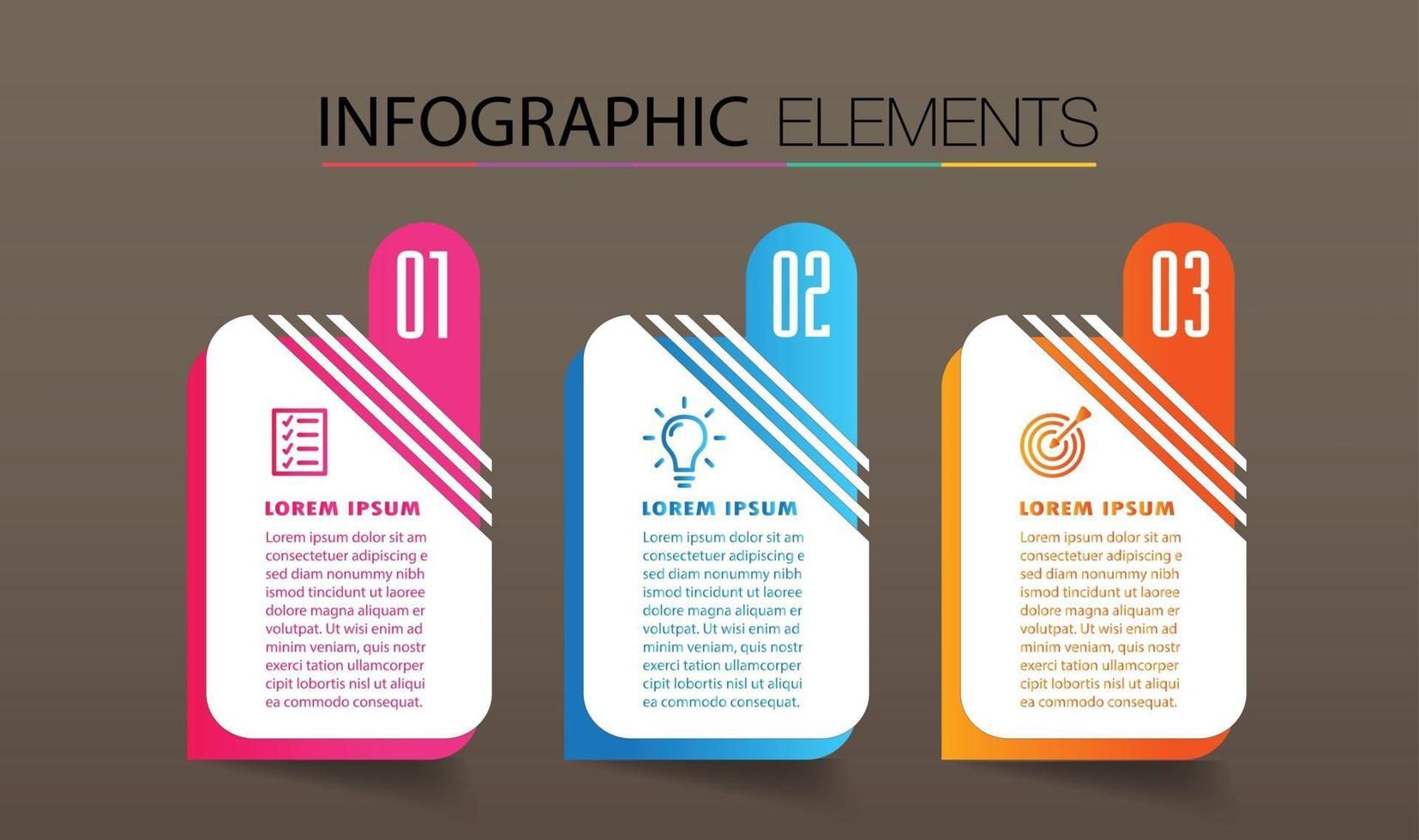 infografía de banner de plantilla de cuadro de texto moderno vector