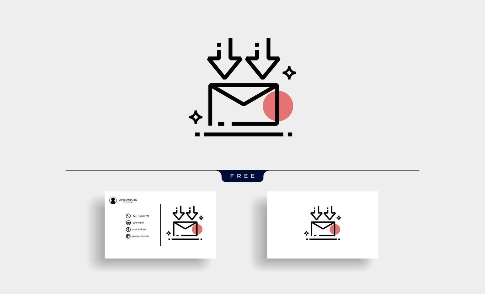 receive and send message icon vector design