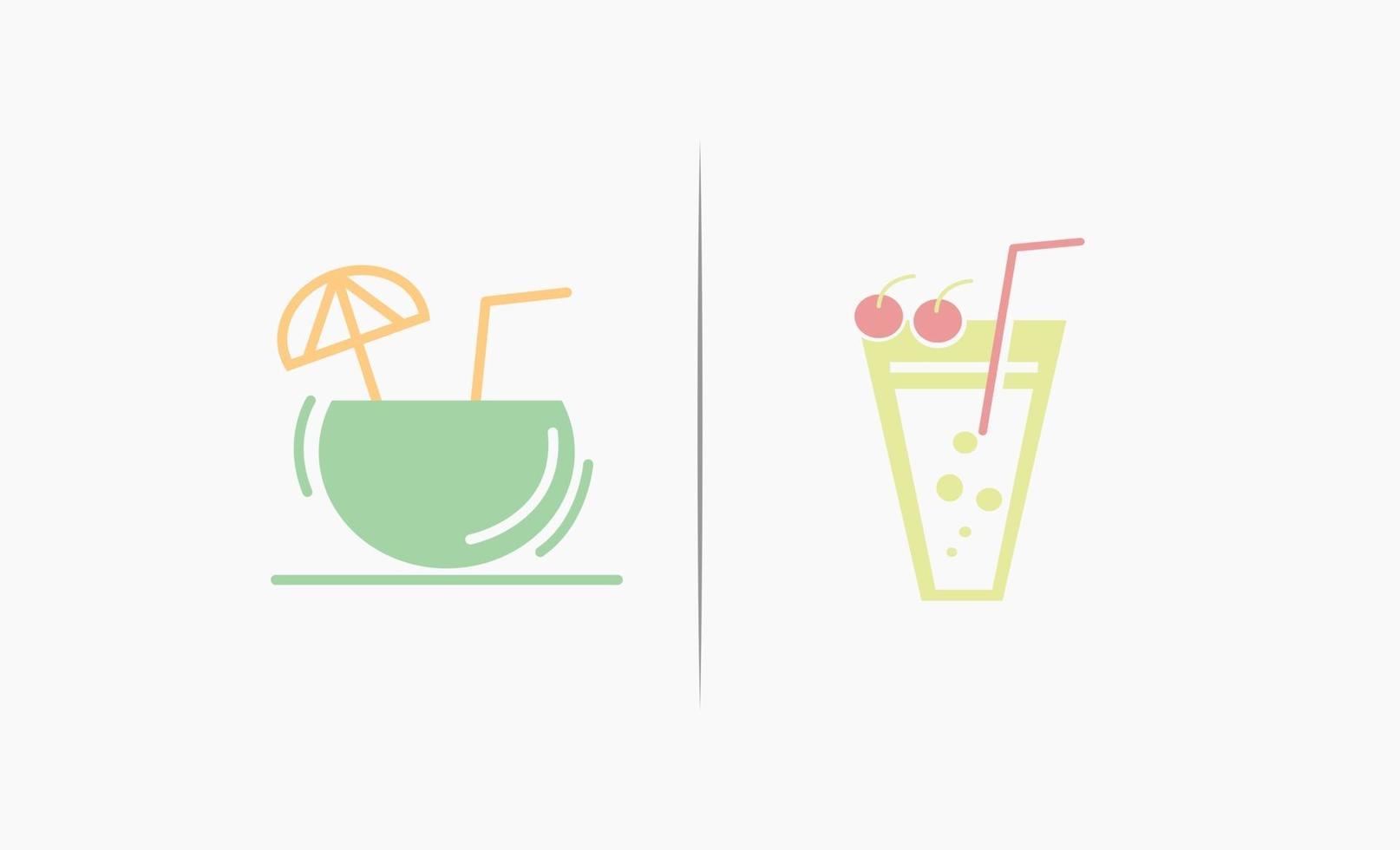 Juice drink icon design vector