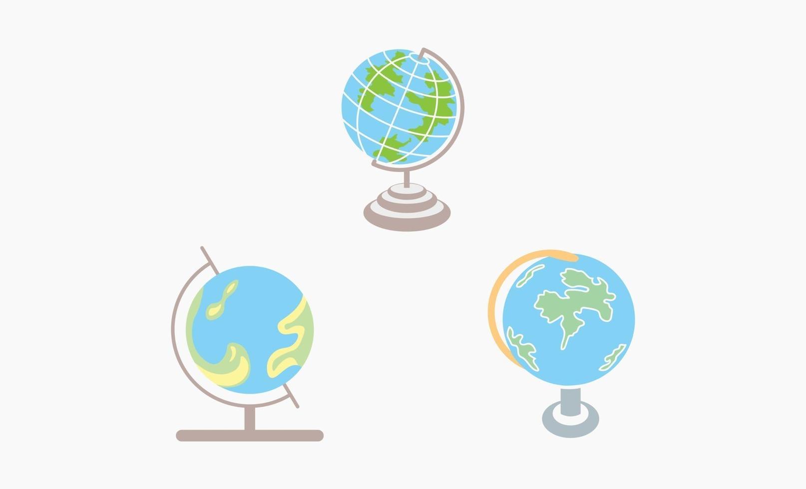 GLobe clipart icon design vector