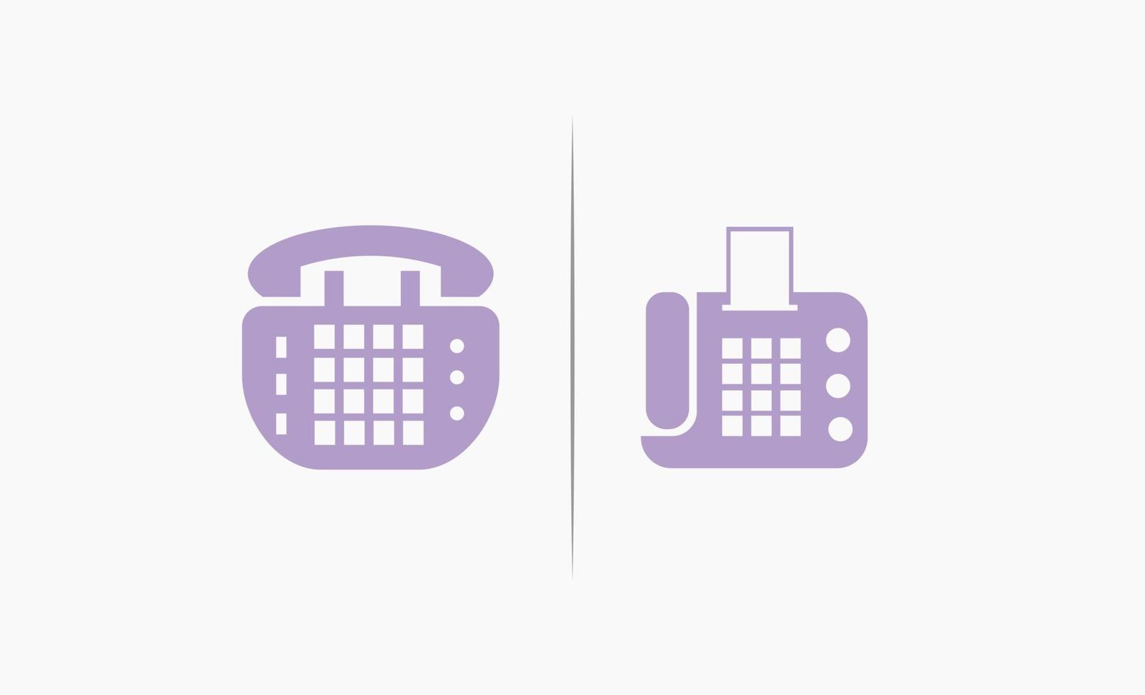 Telephone icon clipart design vector