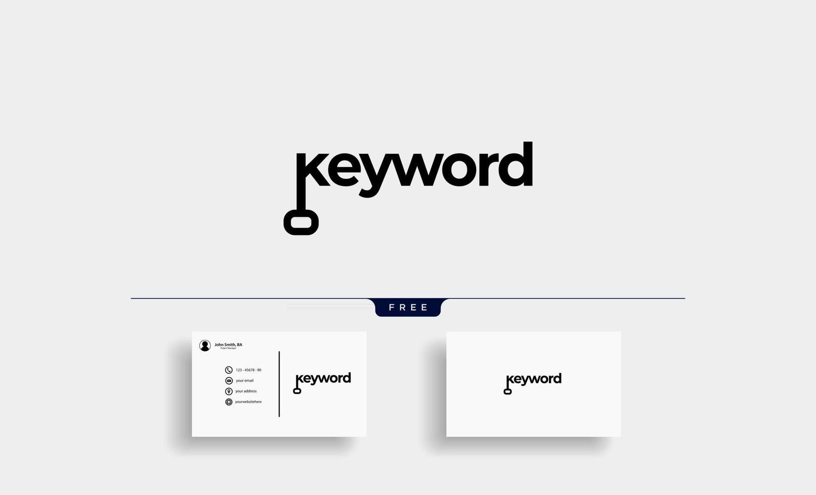 key keyword logo text vector design icon illustration