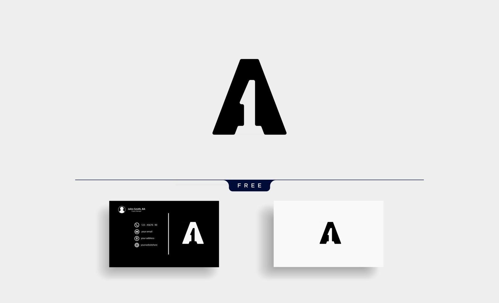 A1 Logo Design Vector Illustration