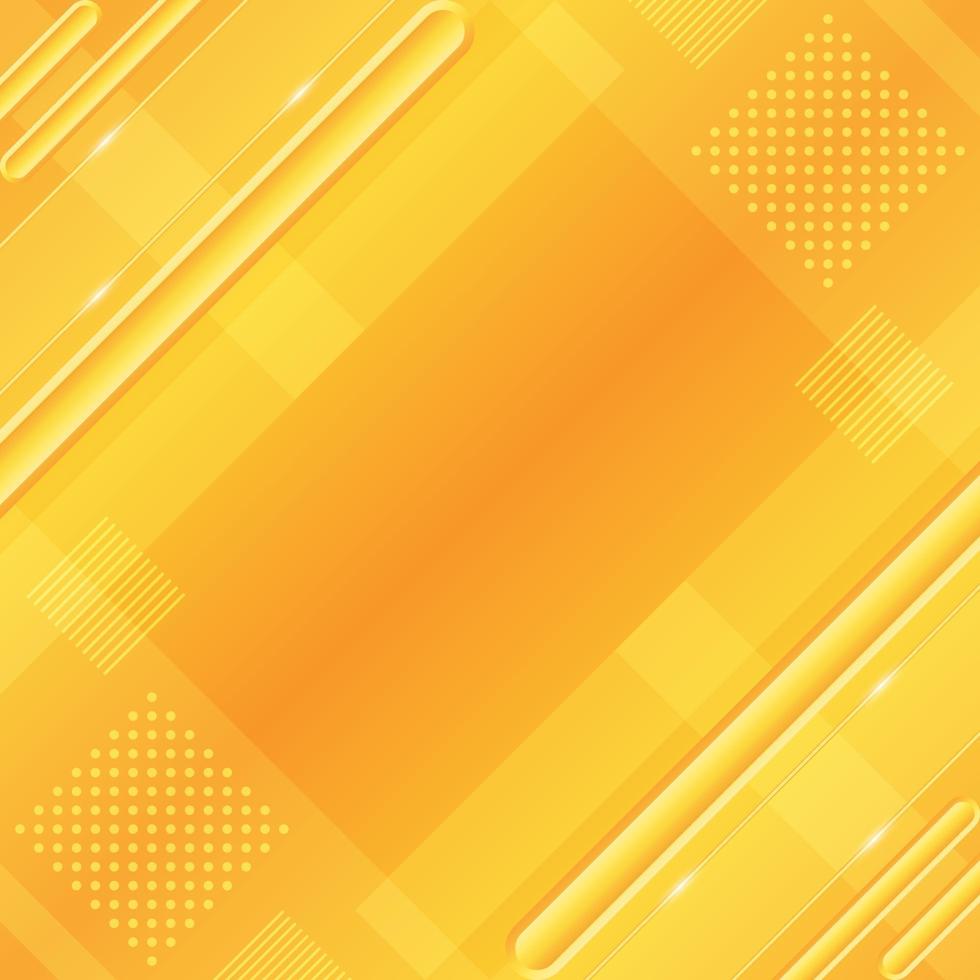 Gradient Geometric Yellow Background vector