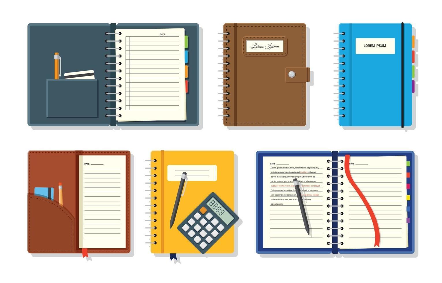 Journal Study Notebook vector