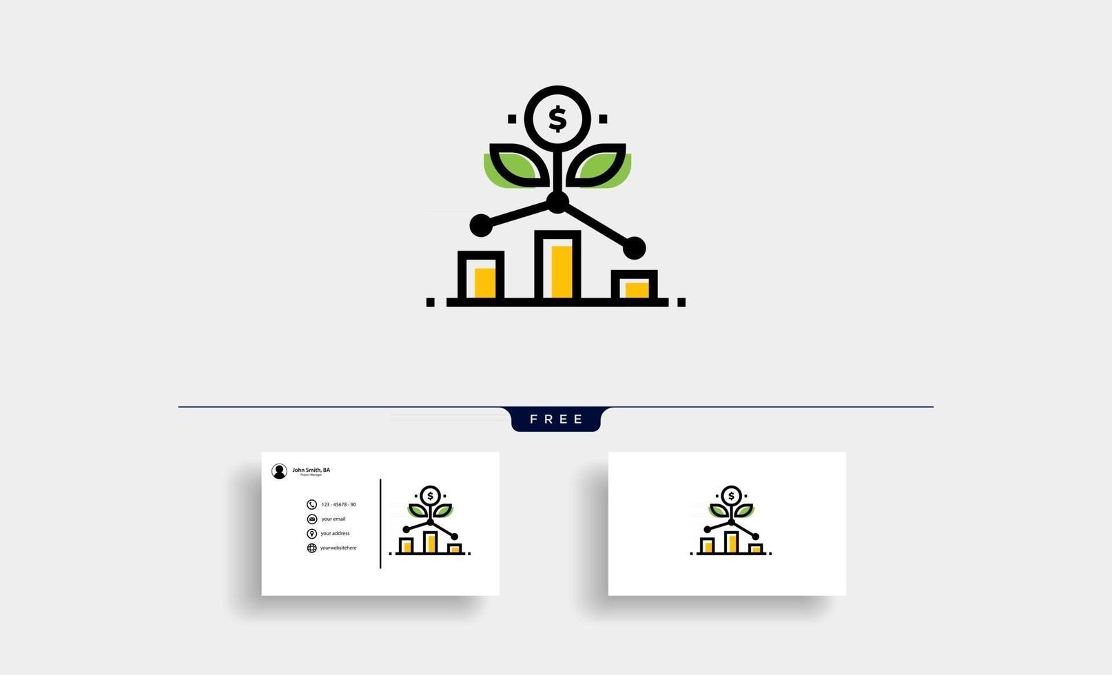 investment chart icon vector design illustration