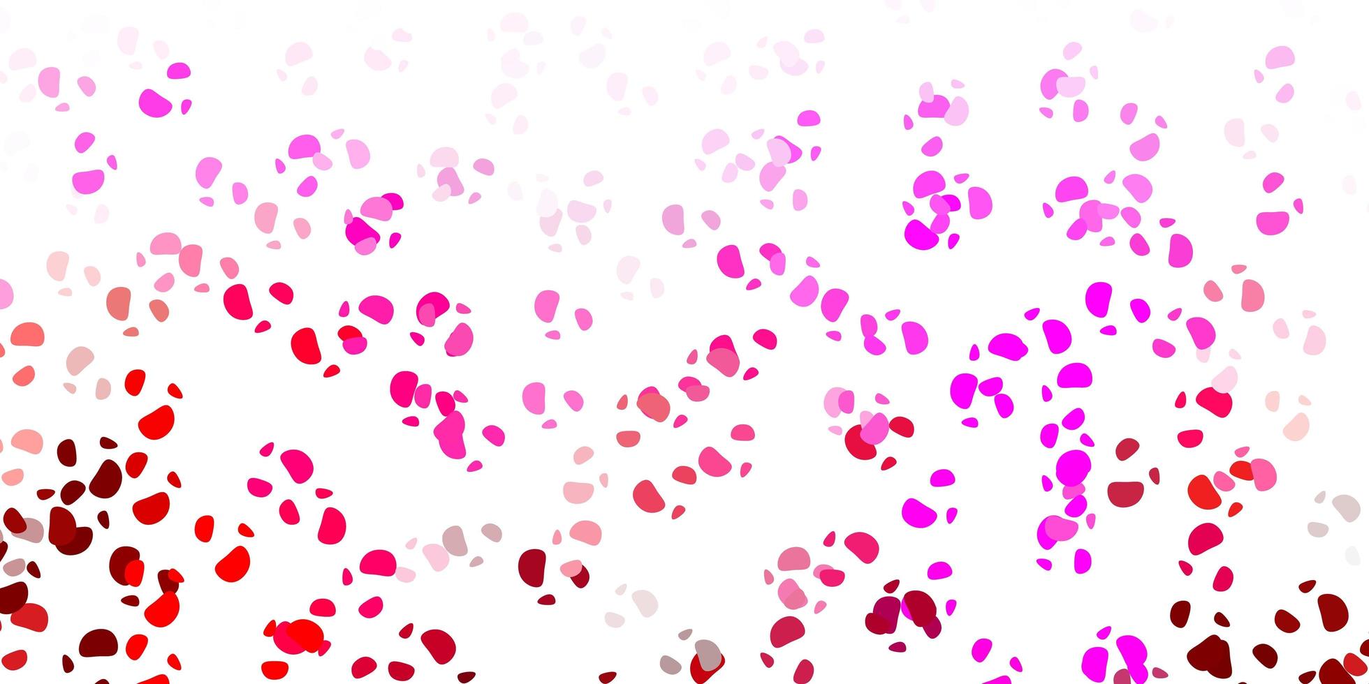 Light pink vector background with random forms