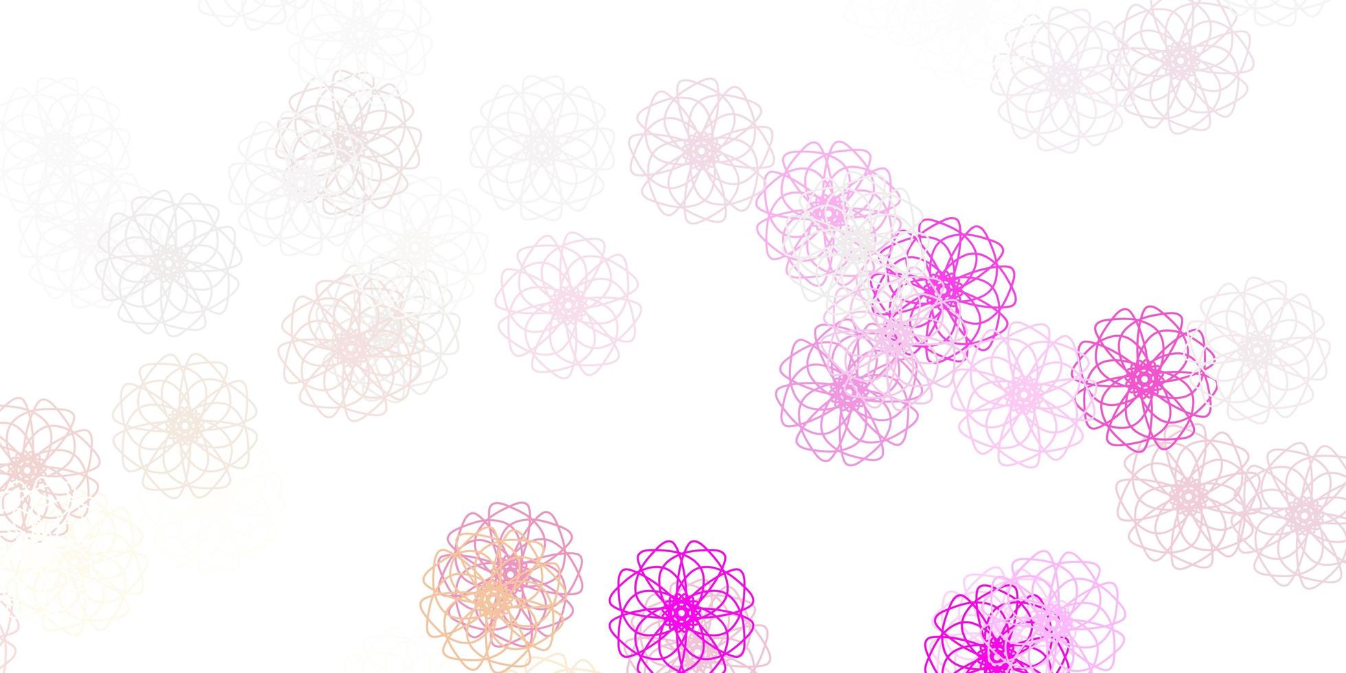 Light pink vector natural layout with flowers