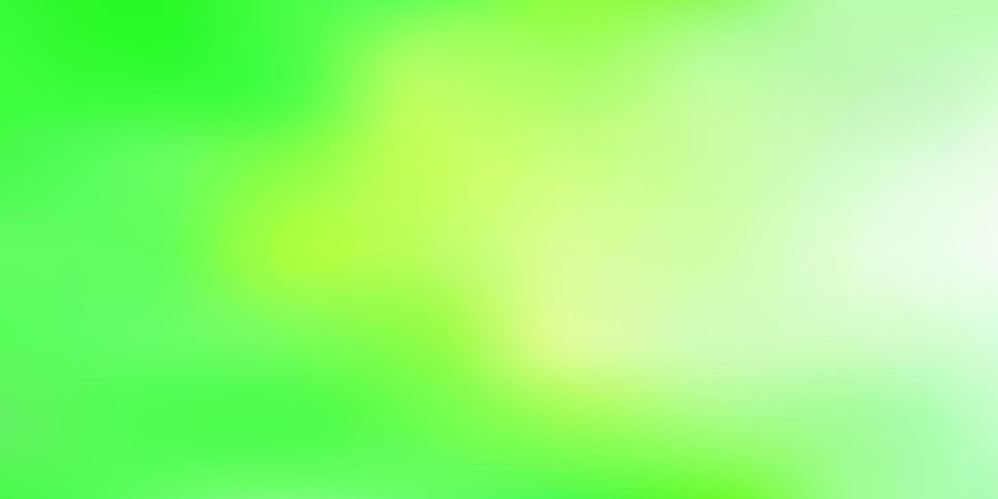 Light green vector gradient blur backdrop