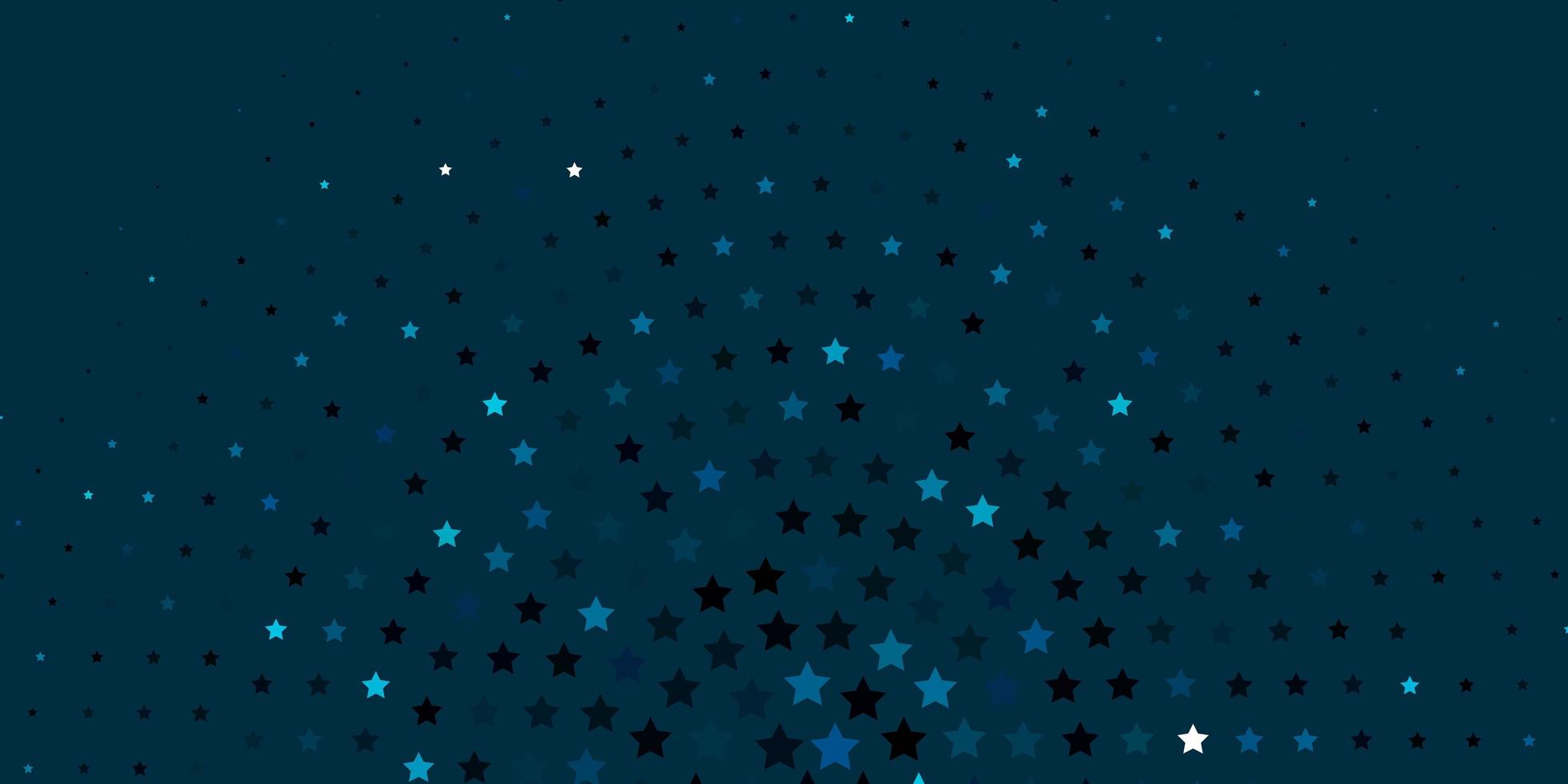 Light BLUE vector layout with bright stars