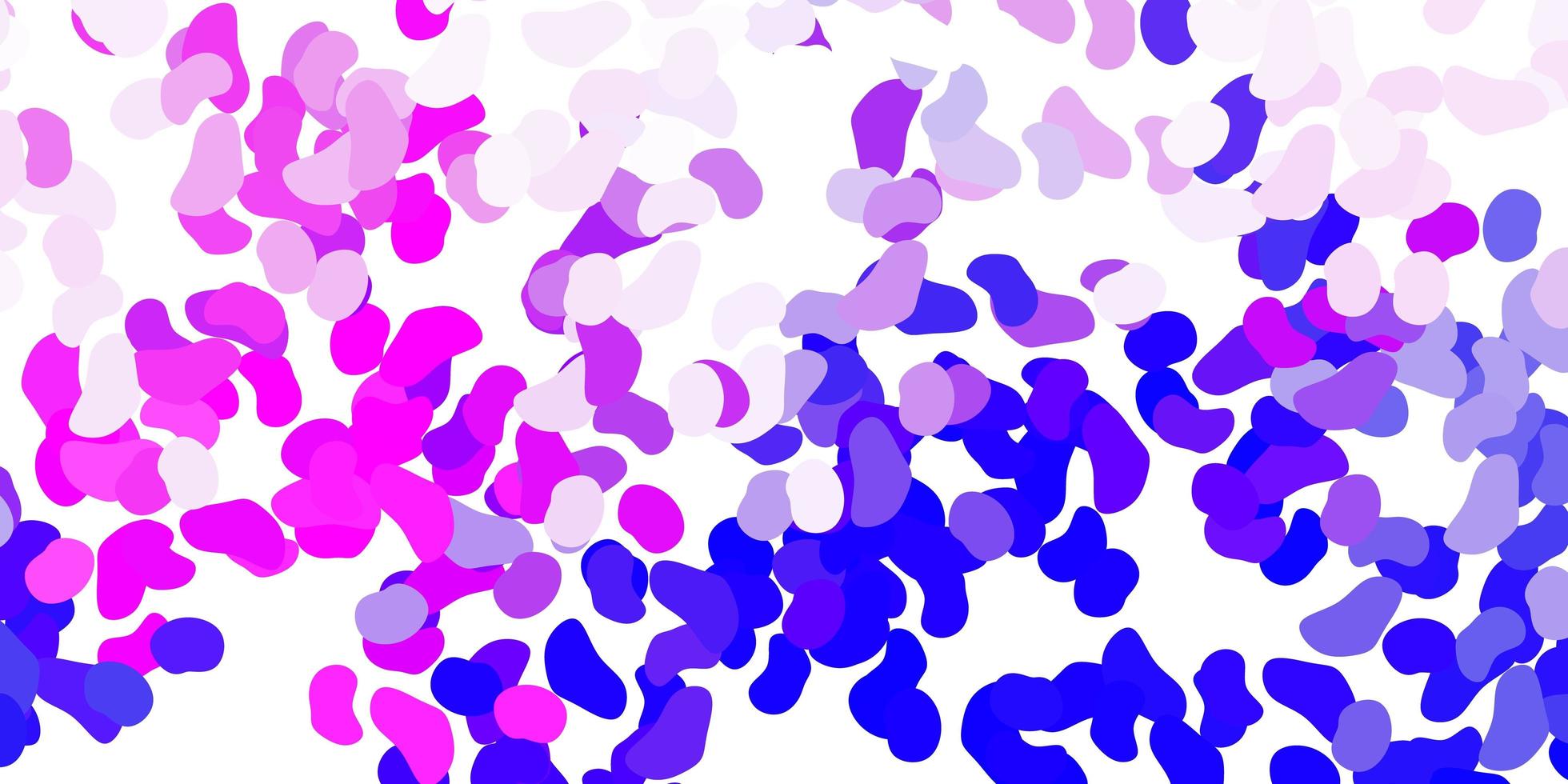 Light pink blue vector template with abstract forms