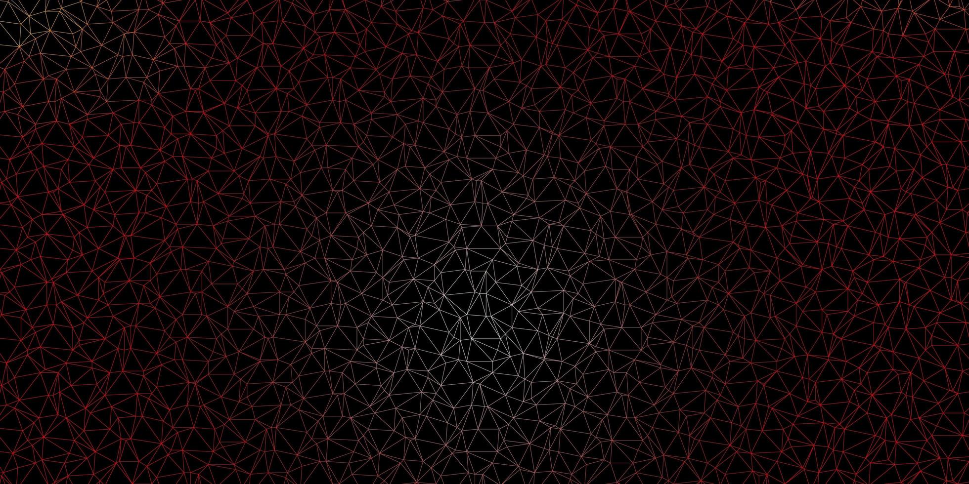 Light red vector abstract triangle texture