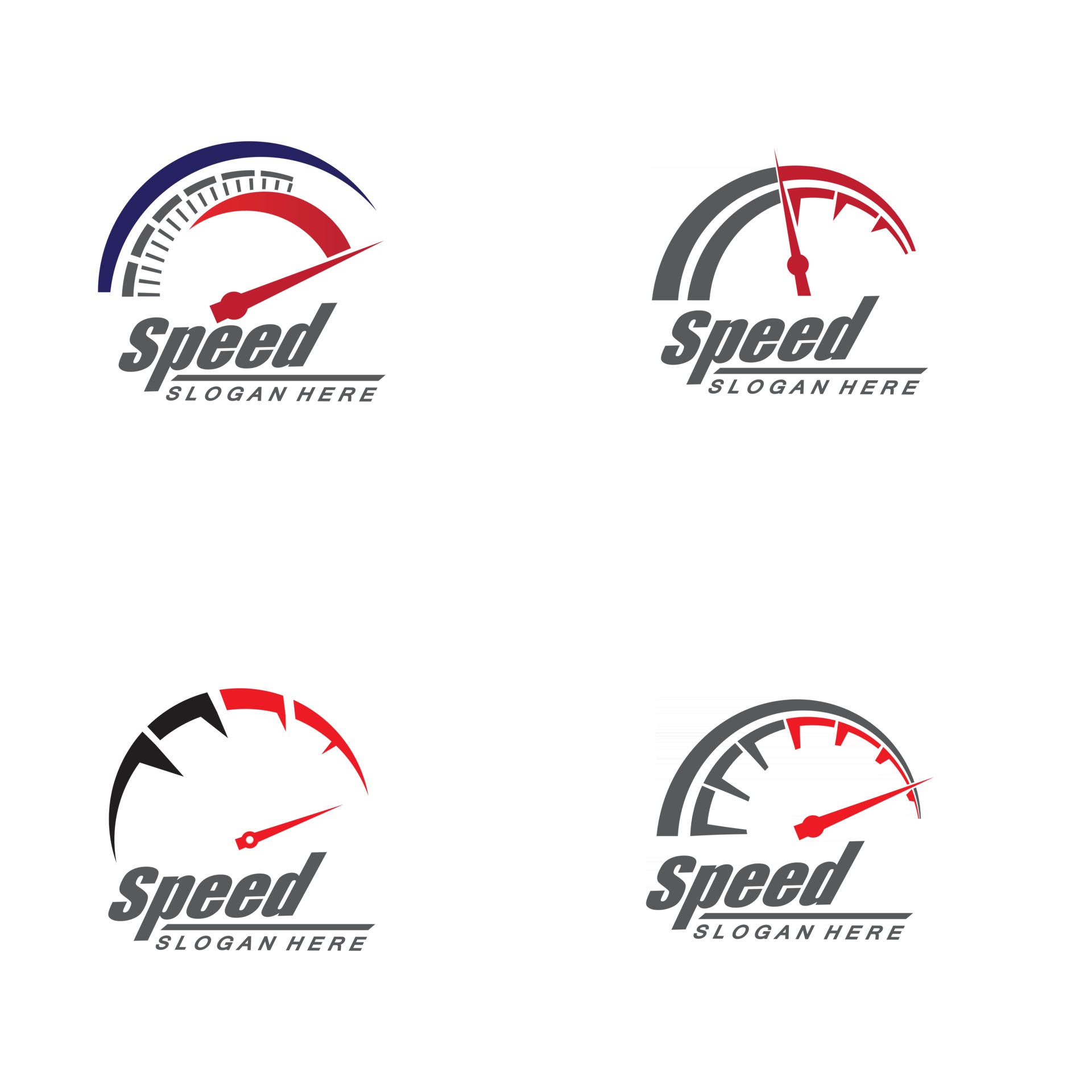 Speed logo design silhouette speedometer 2532949 Vector Art at Vecteezy