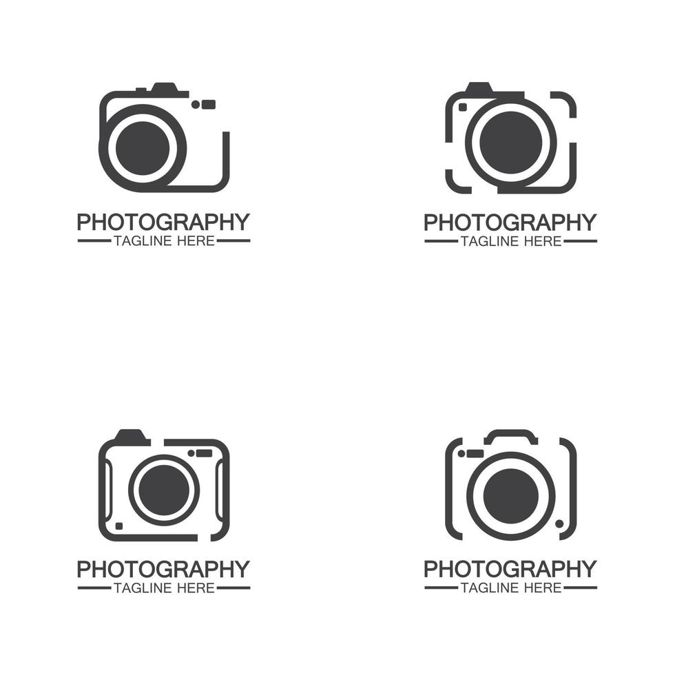 Camera icon logo vector