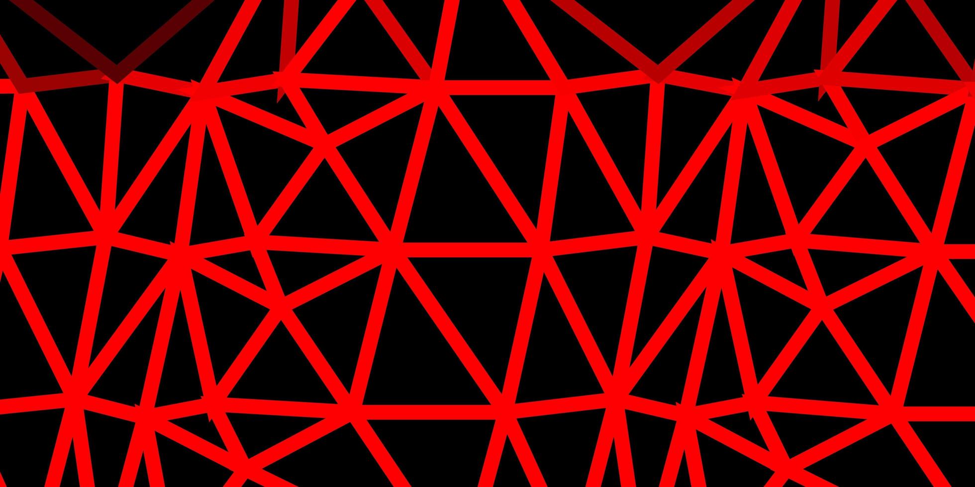 Light red vector abstract triangle background