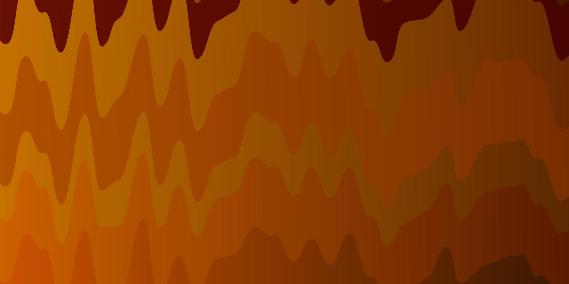 Dark Orange vector template with wry lines