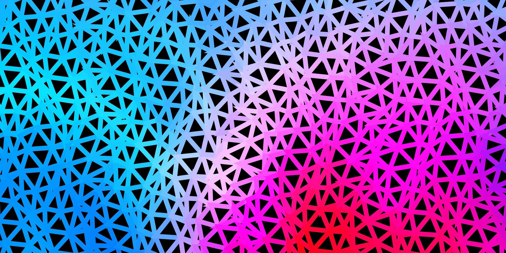 Light blue red vector polygonal backdrop