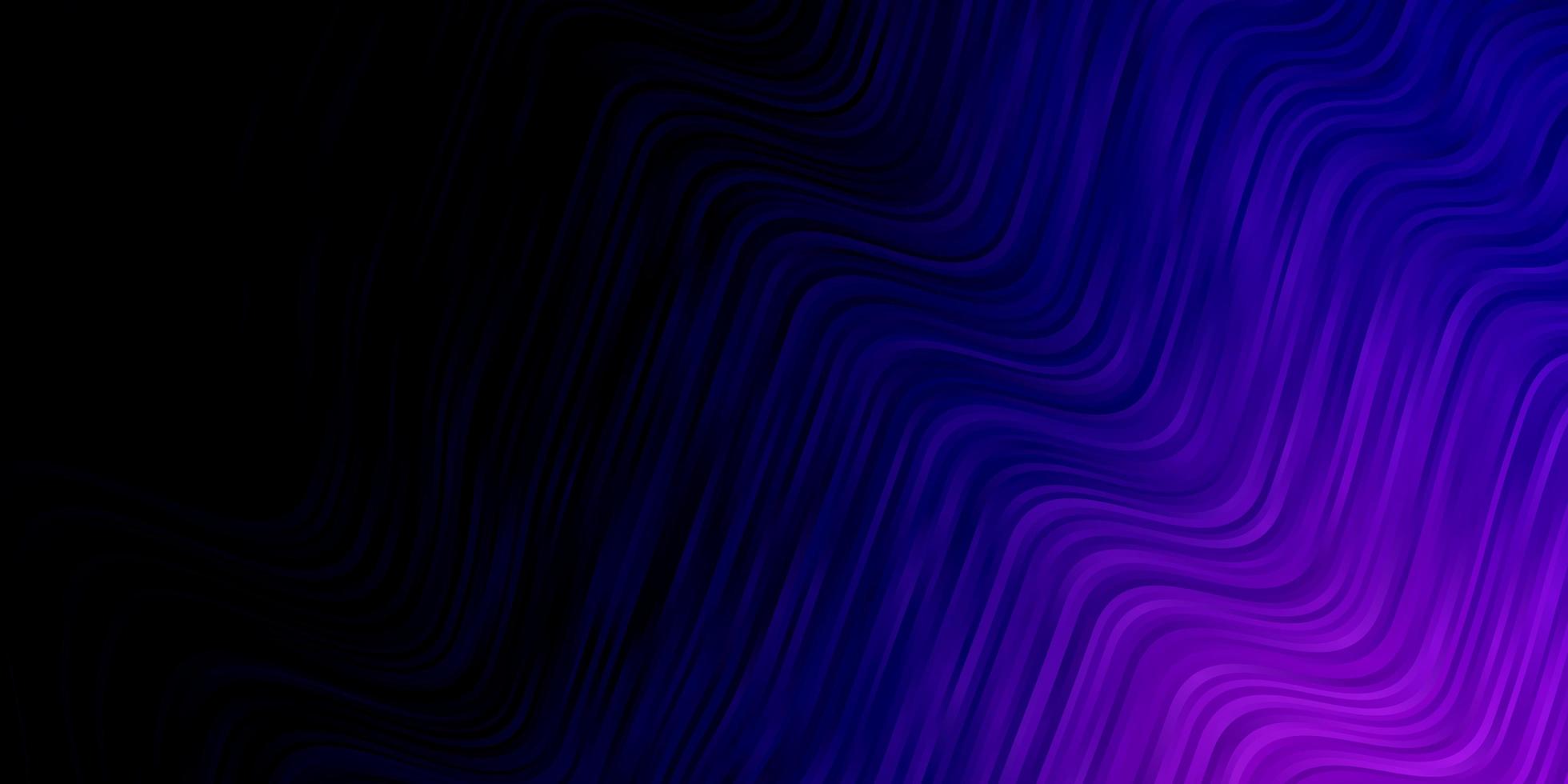 textura de vector púrpura oscuro con líneas torcidas