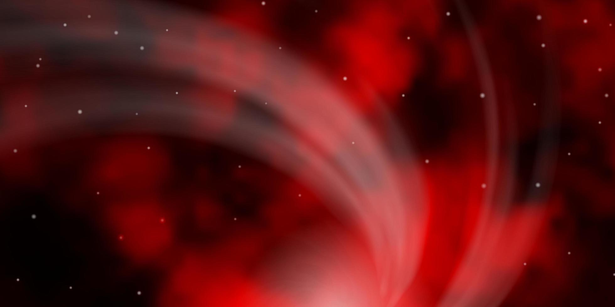 Dark Red vector layout with bright stars