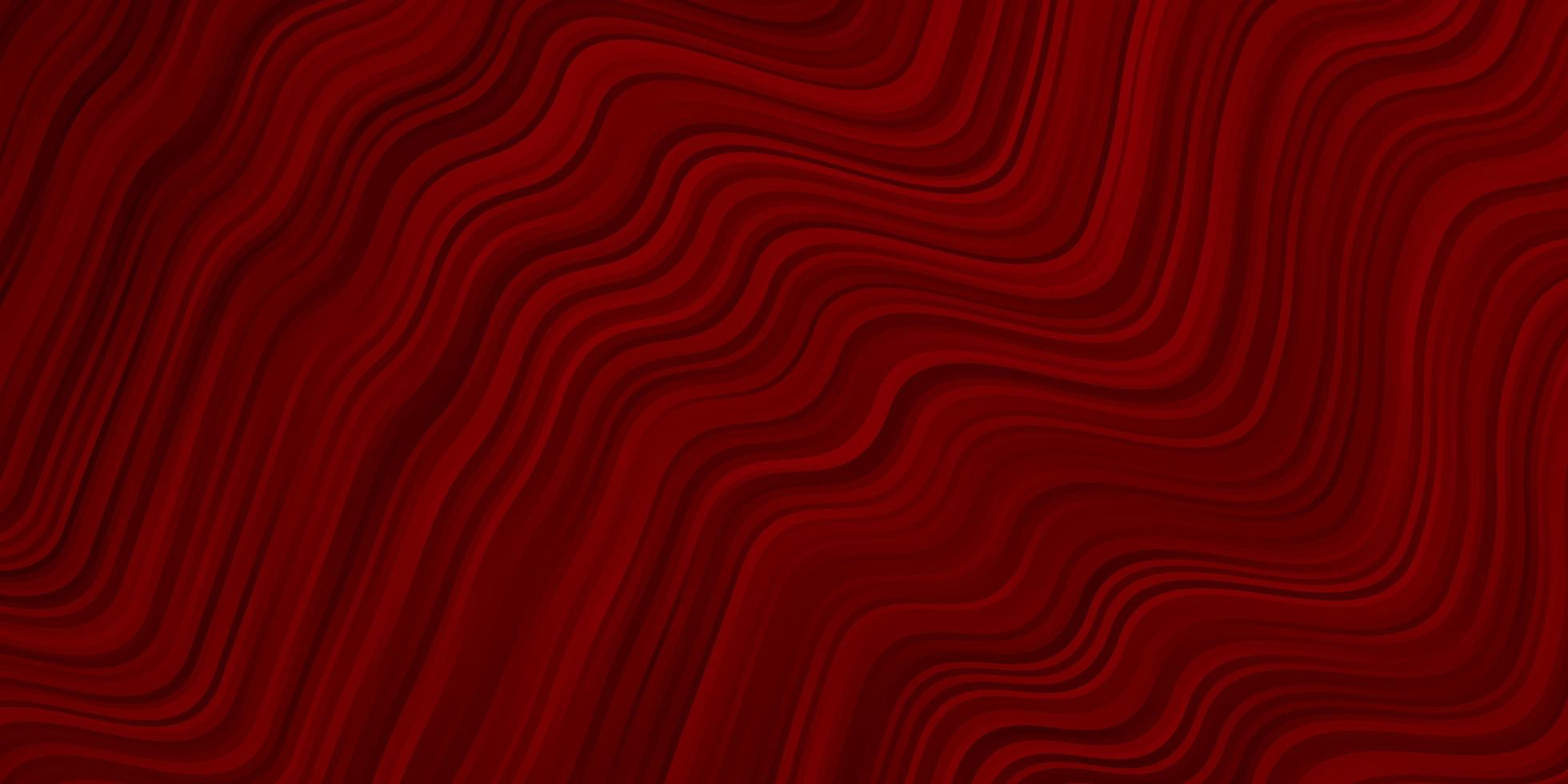 Dark Red vector template with curves