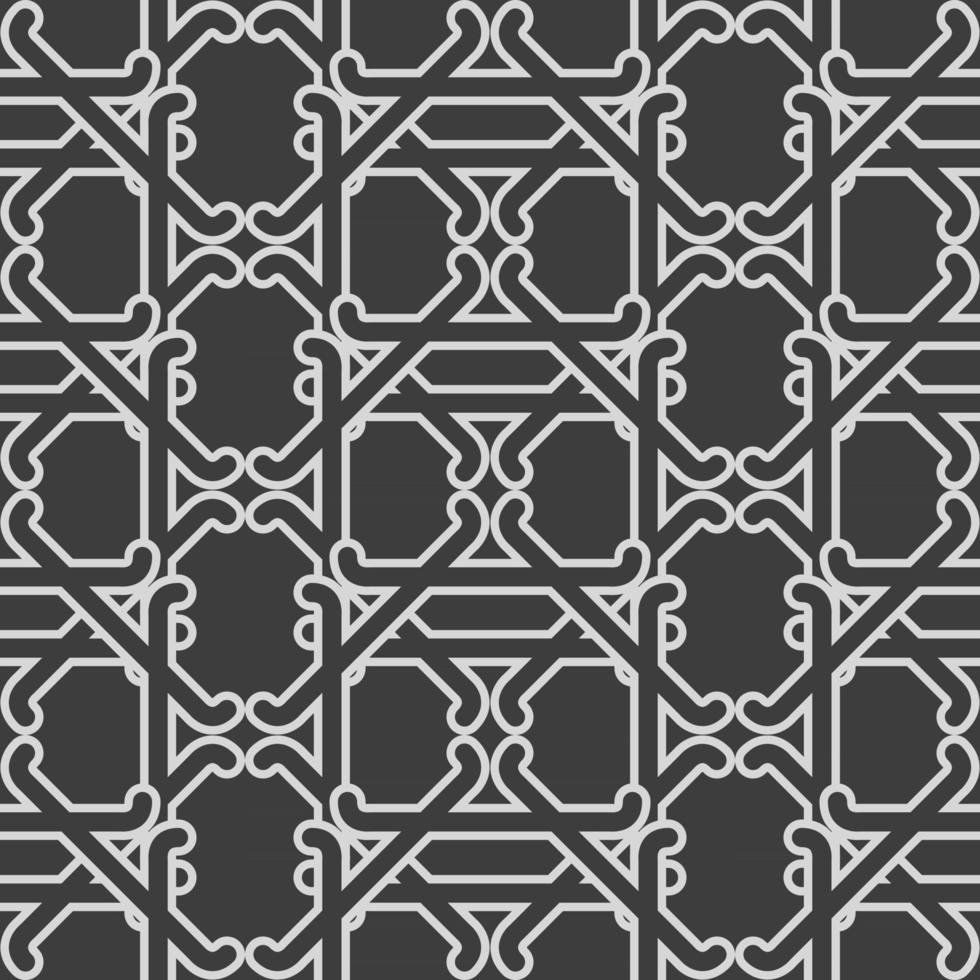 Geometric fabric abstract ethnic pattern vector