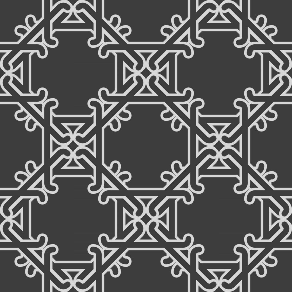 Geometric fabric abstract ethnic pattern vector