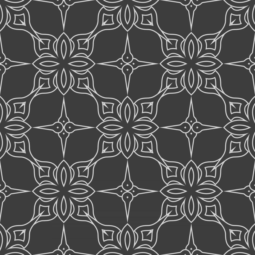 Geometric fabric abstract ethnic pattern vector