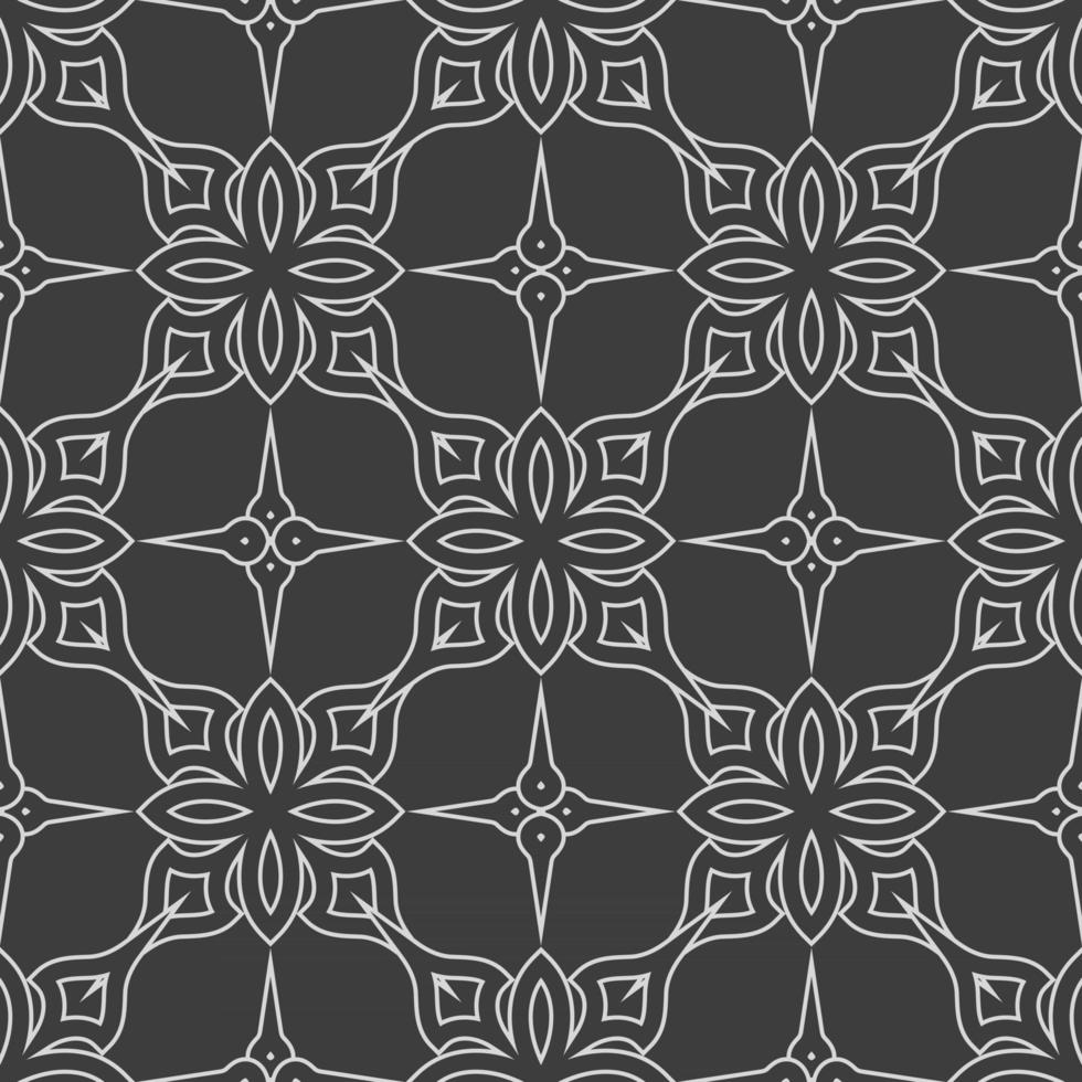 Geometric fabric abstract ethnic pattern vector