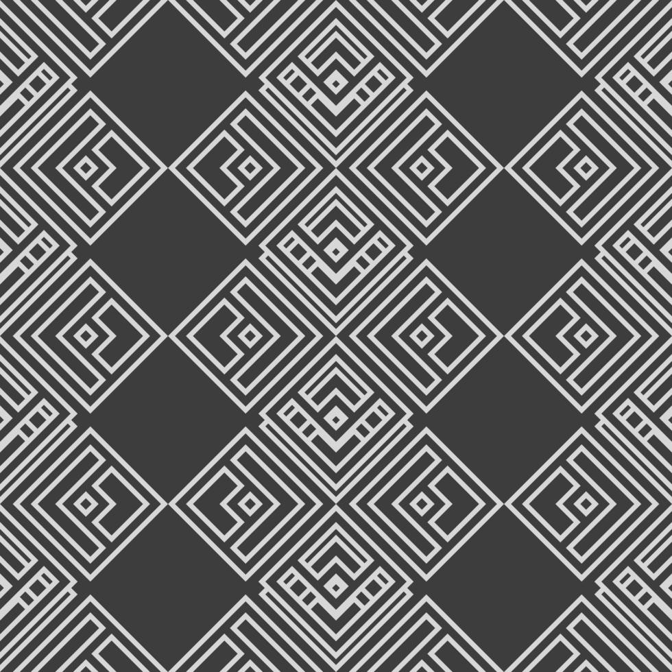 Geometric fabric abstract ethnic pattern vector