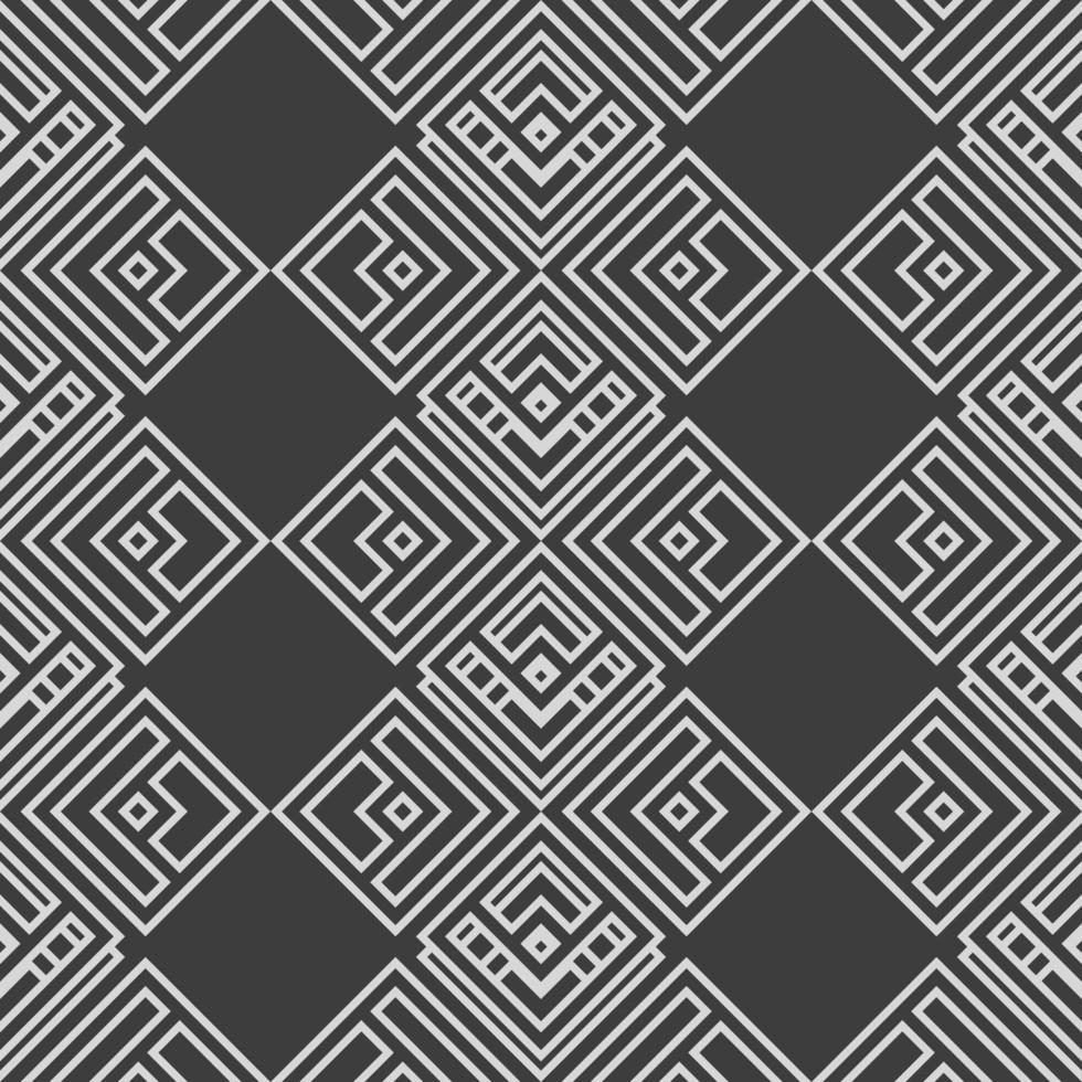 Geometric fabric abstract ethnic pattern vector