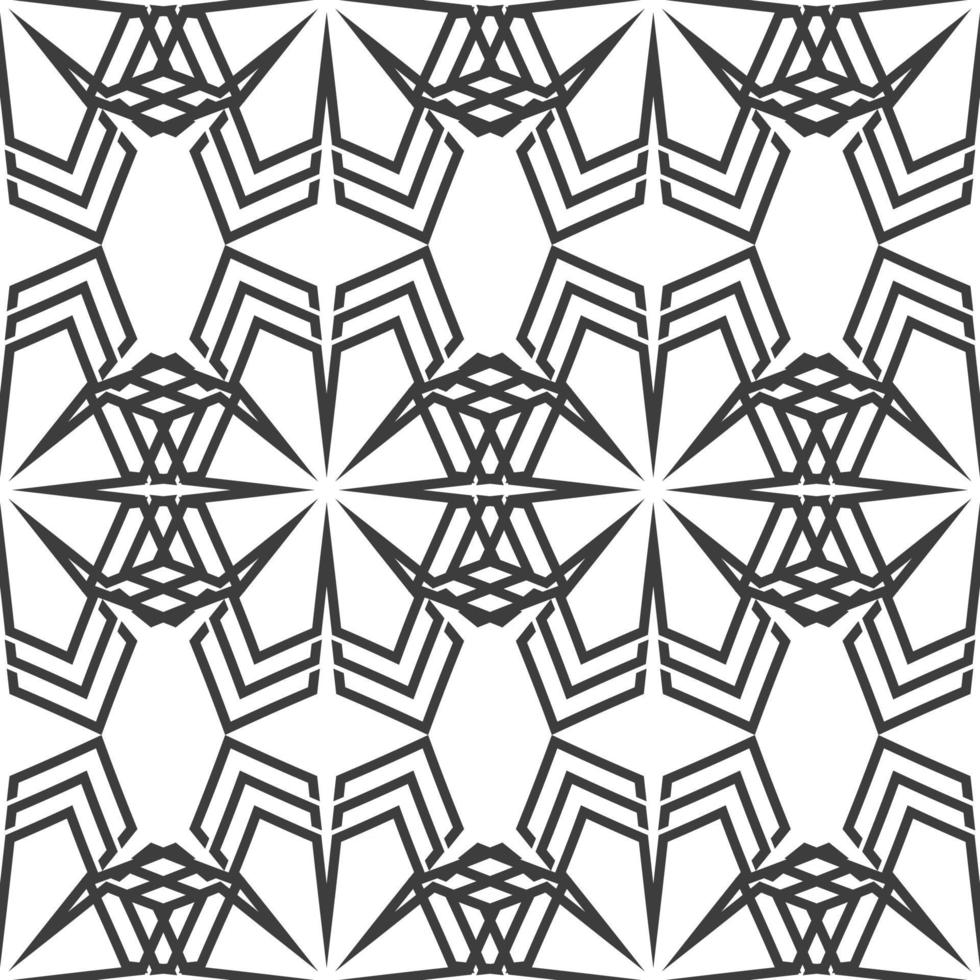 Geometric fabric abstract ethnic pattern vector