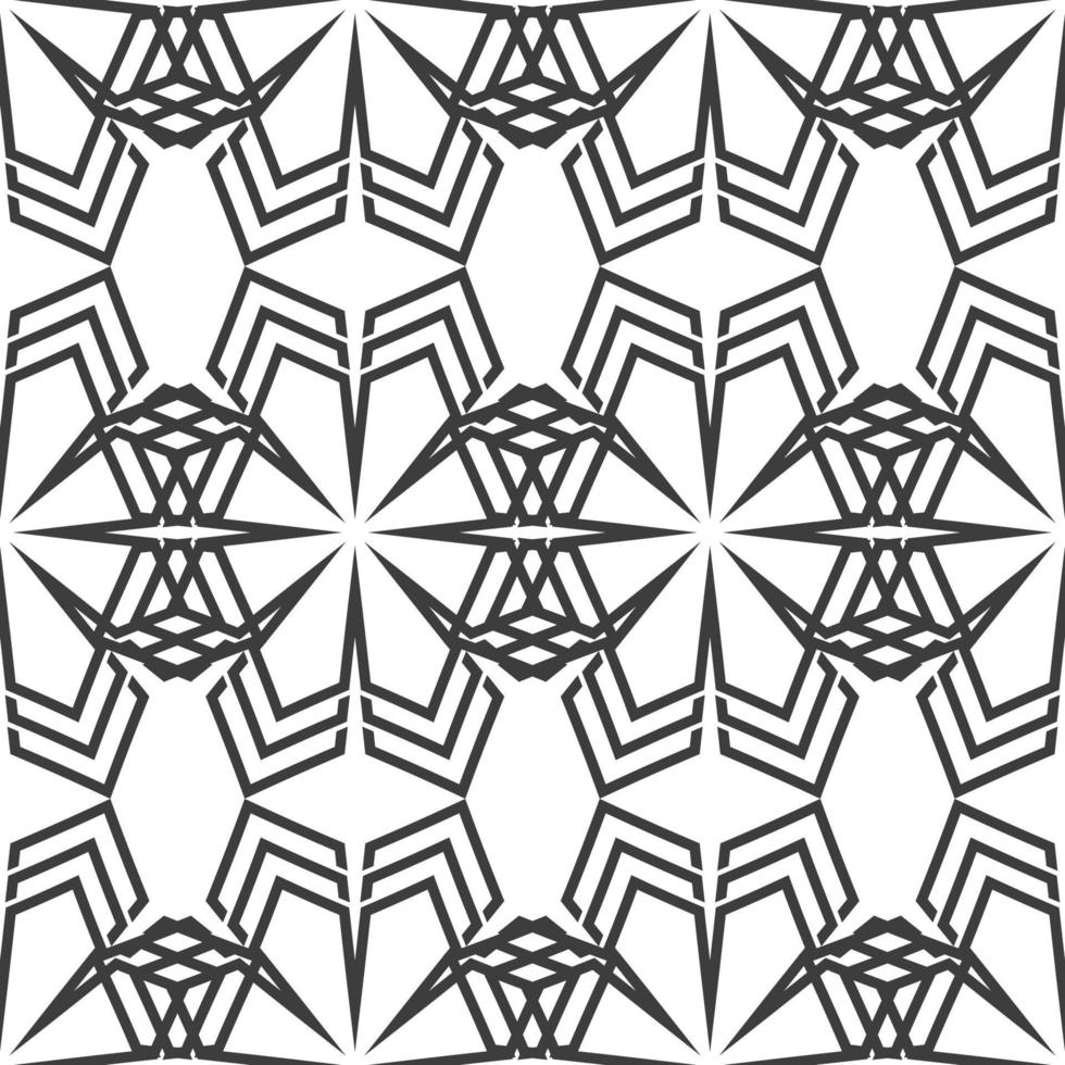 Geometric fabric abstract ethnic pattern vector