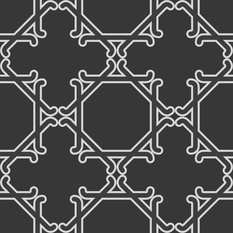 Geometric fabric abstract ethnic pattern vector