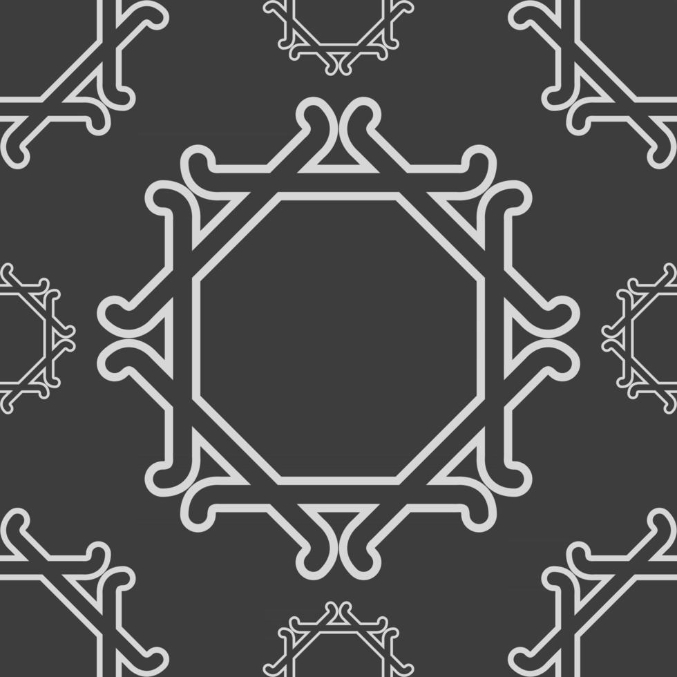 Geometric fabric abstract ethnic pattern vector