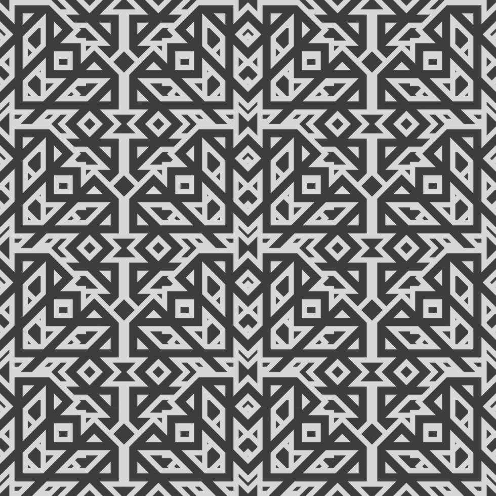 Geometric fabric abstract ethnic pattern vector