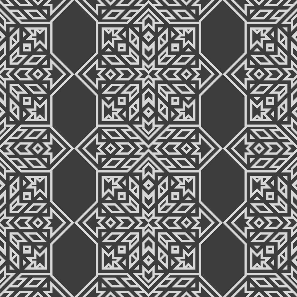 Geometric fabric abstract ethnic pattern vector