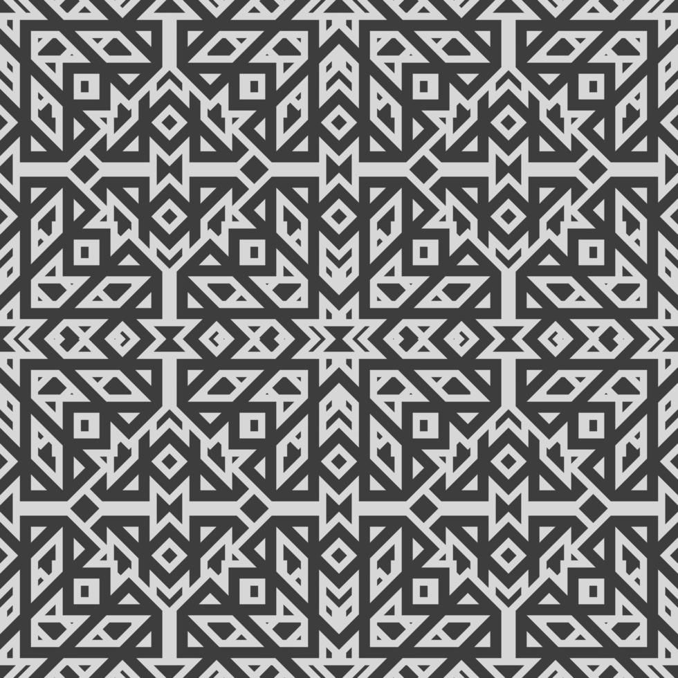 Geometric fabric abstract ethnic pattern vector