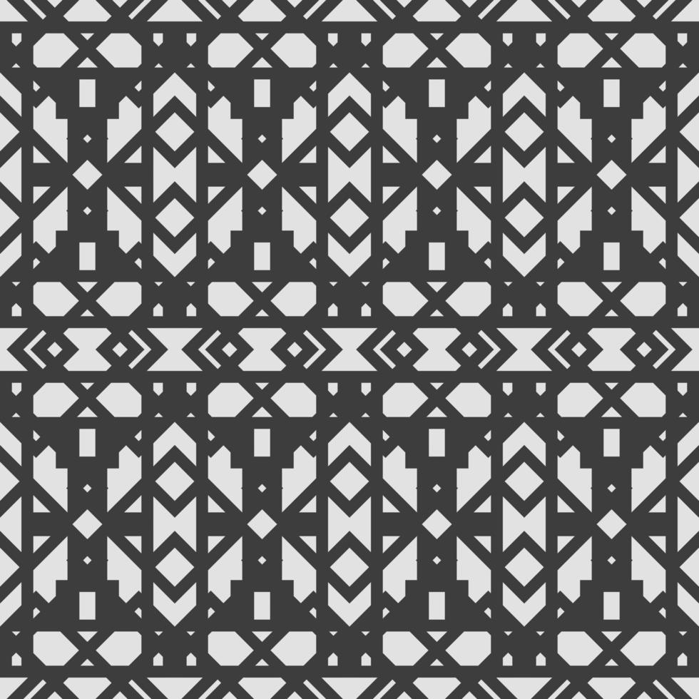 Geometric fabric abstract ethnic pattern vector