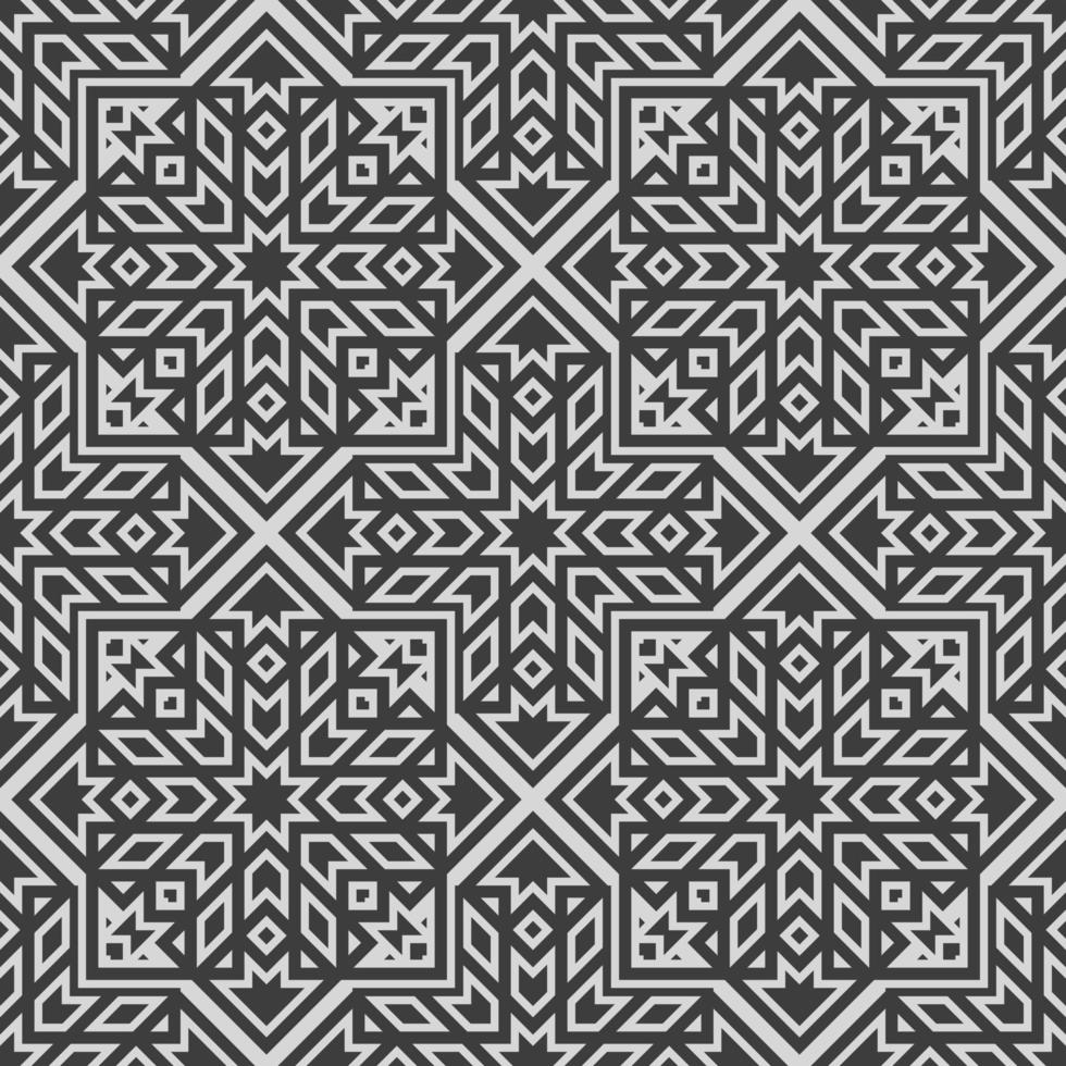 Geometric fabric abstract ethnic pattern vector