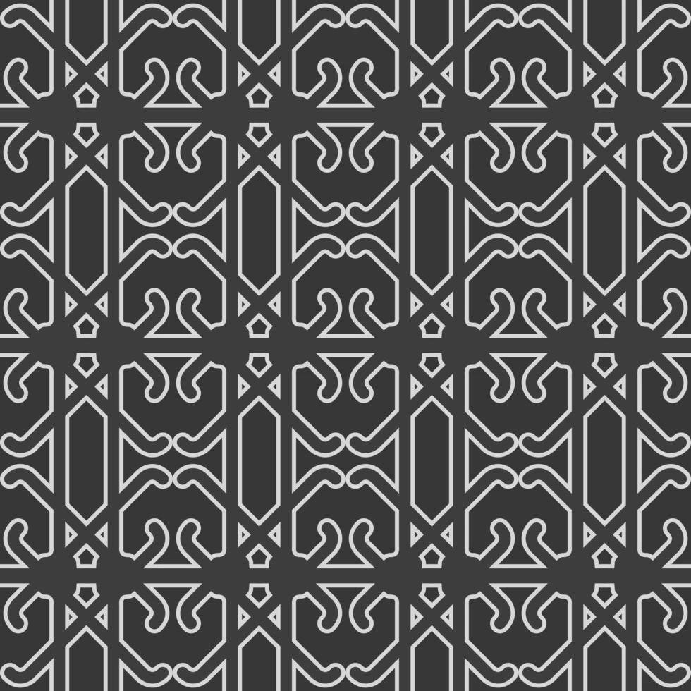 Geometric fabric abstract ethnic pattern vector