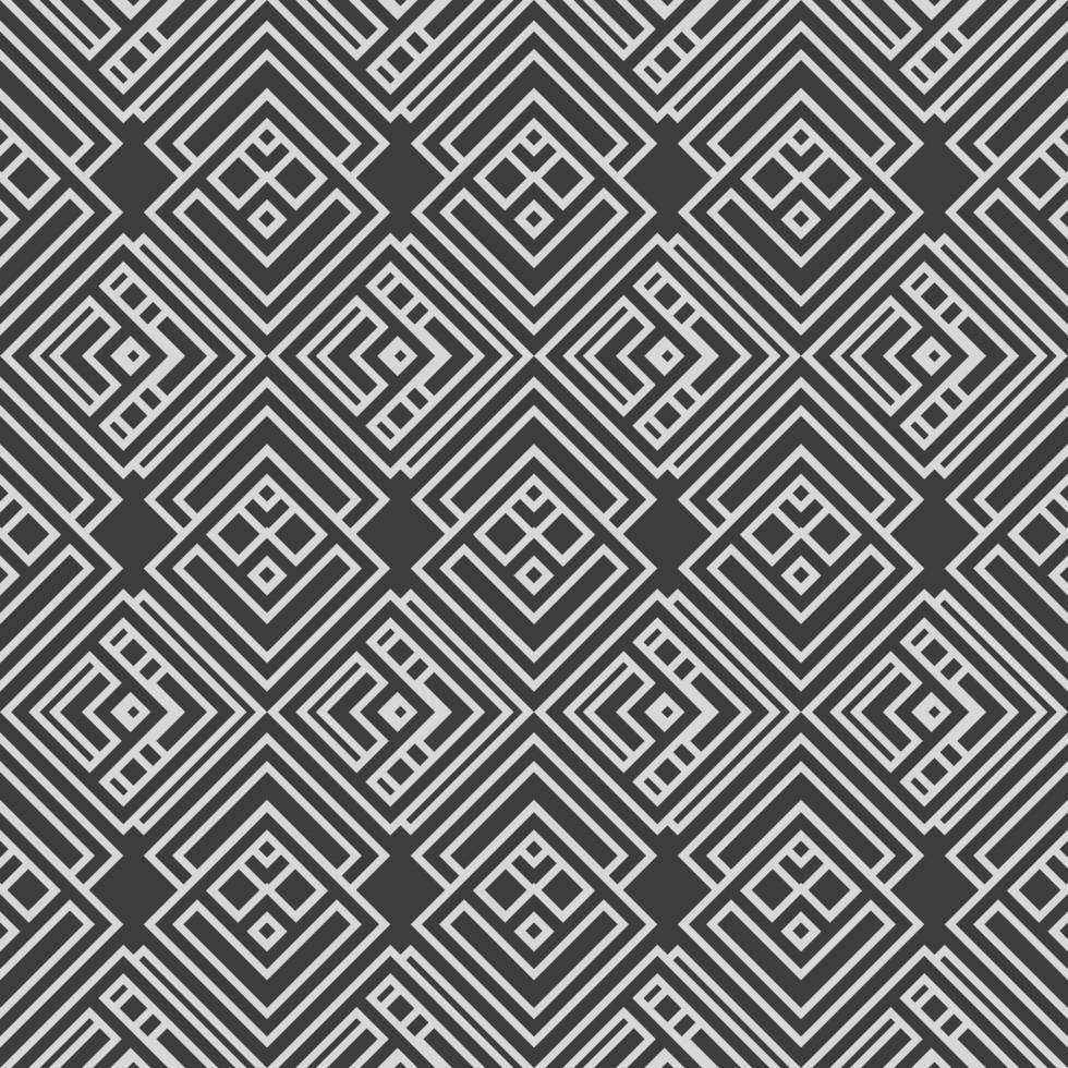 Geometric fabric abstract ethnic pattern vector