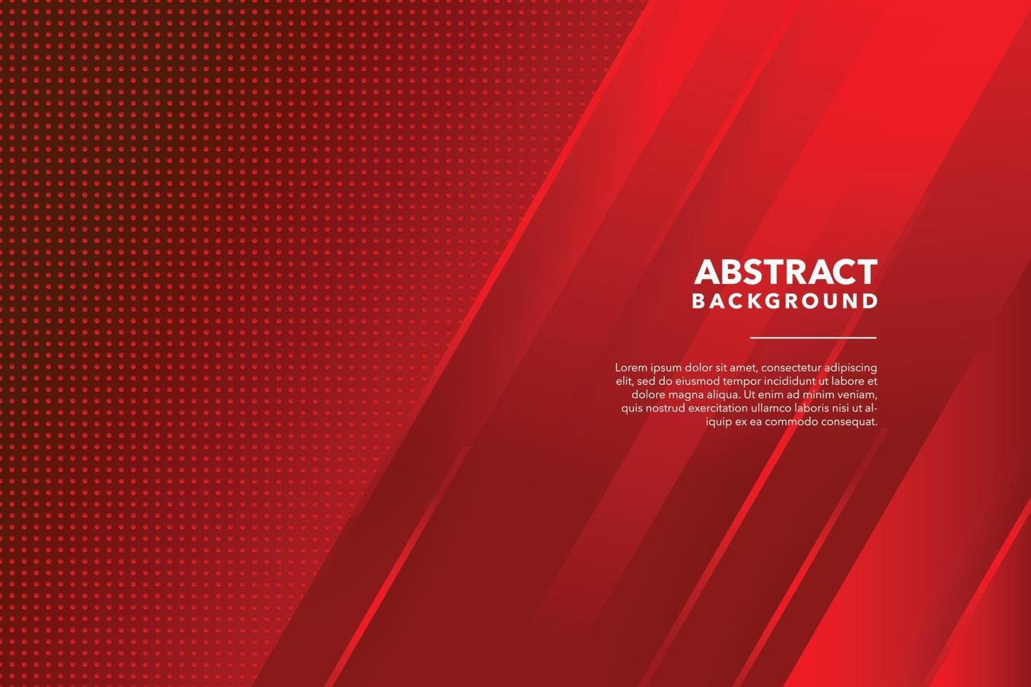 red modern abstract background design vector