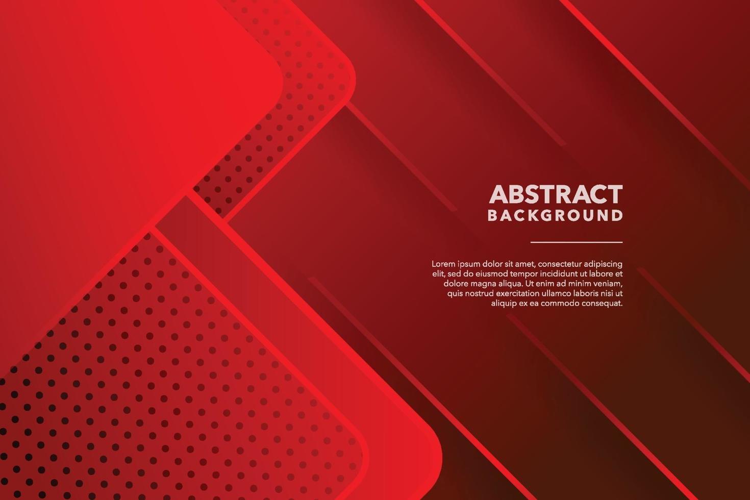 red modern abstract background design vector