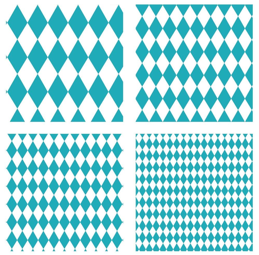 Set of Oktoberfest patterns vector
