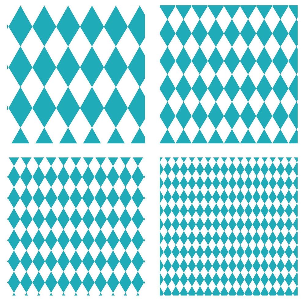 Set of Oktoberfest patterns vector