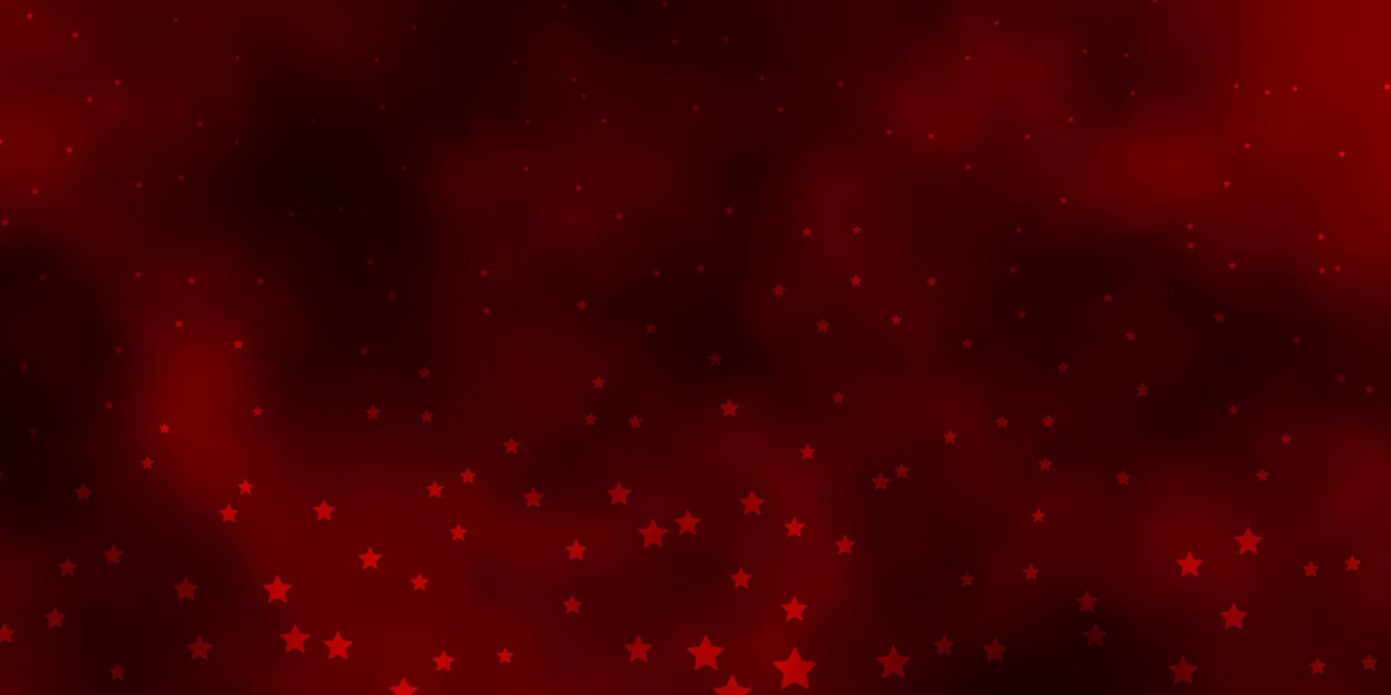 textura de vector rojo verde oscuro con hermosas estrellas ilustración colorida en estilo abstracto con diseño de estrellas de degradado para la promoción de su negocio